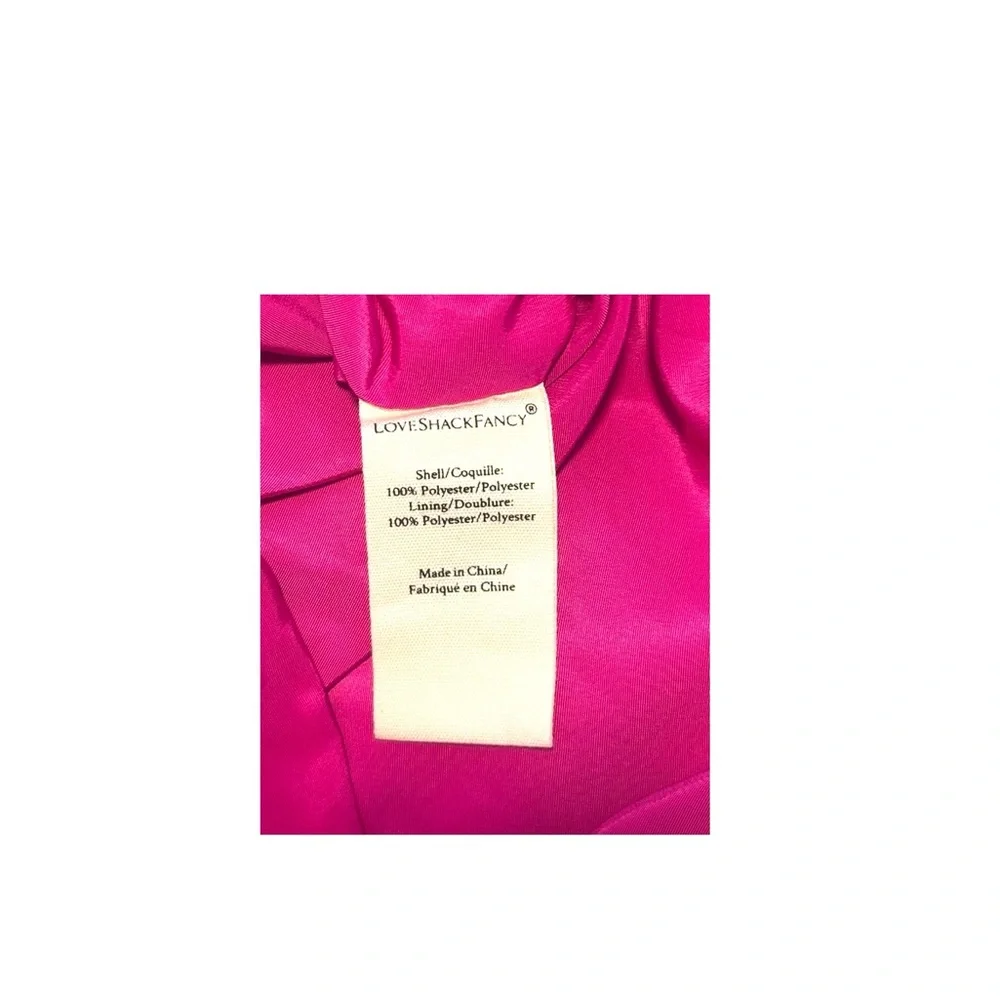 LoveShackFancy Gallant Taffeta Strapless Minidress - Picture 5 of 6